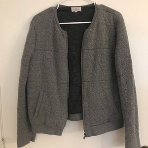 Lou & Grey sweatshirt zip up jacket size medium